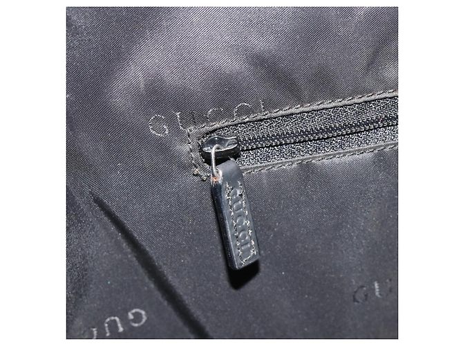 GUCCI Shoulder Bag Leather Black Silver 001 3297 - vista 21