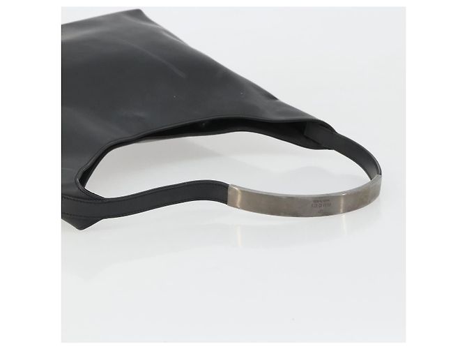 GUCCI Shoulder Bag Leather Black Silver 001 3297 - vista 7