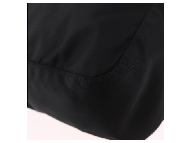 Borsa a tracolla PRADA in nylon nero e argento, autentica 189321A - vista 15
