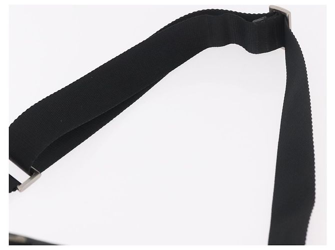 Borsa a tracolla PRADA in nylon nero e argento, autentica 189321A - vista 8