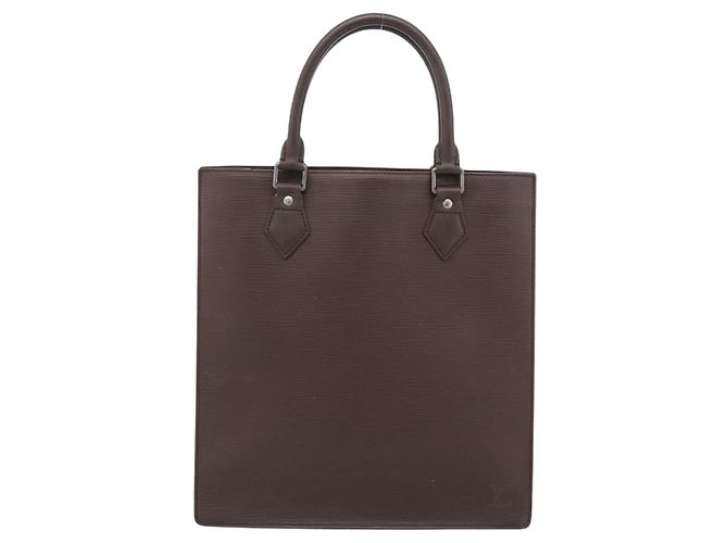 Borsa a mano LOUIS VUITTON Epi Sac Plat PM color moka M5274D LV - vista 13