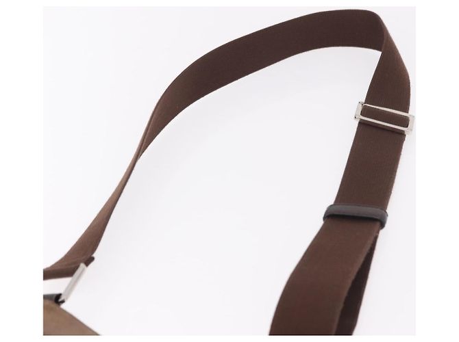 LOEWE Anagram Shoulder Bag Suede Brown Silver - vista 8