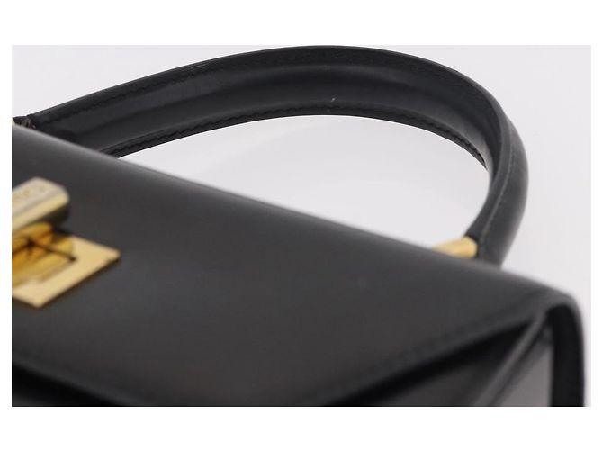 Céline CELINE Hand Bag Leather Black Gold - vista 14