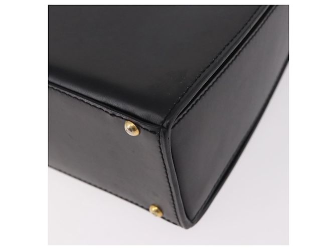 Céline CELINE Hand Bag Leather Black Gold - vista 17
