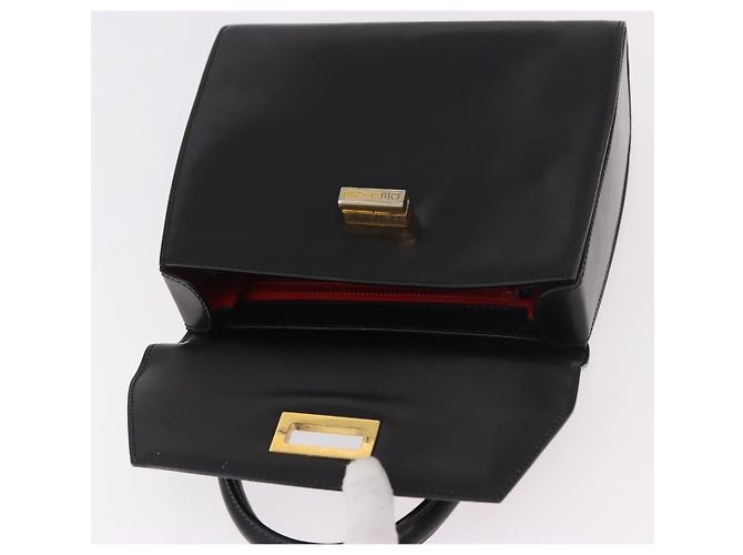 Céline CELINE Hand Bag Leather Black Gold - vista 18