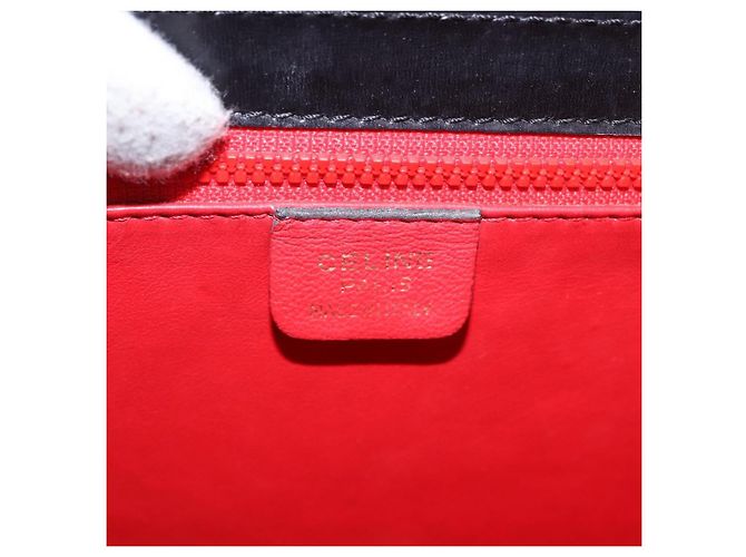 Céline CELINE Hand Bag Leather Black Gold - vista 19