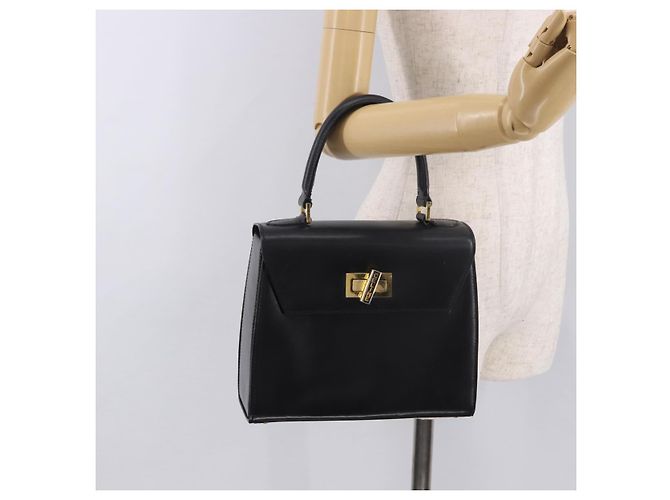 Céline CELINE Hand Bag Leather Black Gold - vista 23
