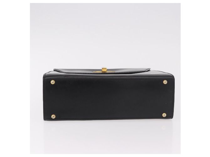Céline CELINE Hand Bag Leather Black Gold - vista 5