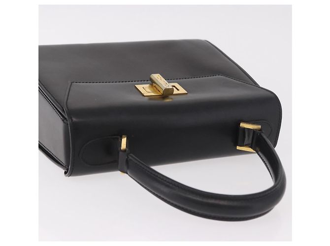 Céline CELINE Hand Bag Leather Black Gold - vista 6