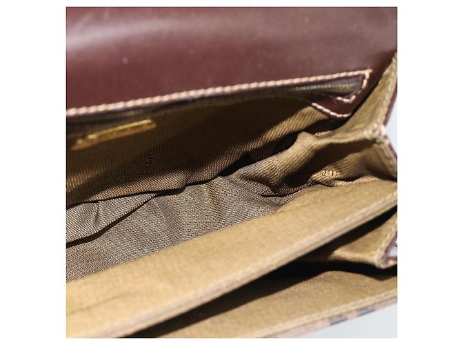 FENDI Zucca Canvas Schultertasche Schwarz Braun - Ansicht 19