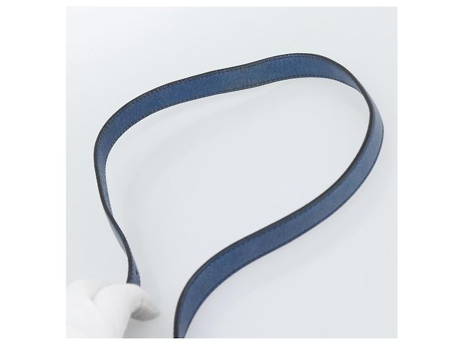 Miu Miu Hand Bag Leather 2way Blue Silver - vista 10