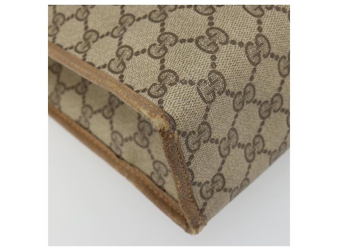GUCCI GG Supreme Web Sherry Line Tote Bag PVC Beige Red 89 02 997 - vista 14