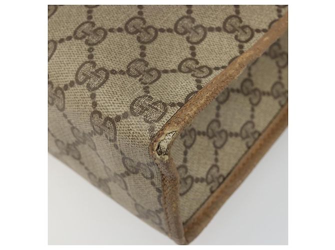 GUCCI GG Supreme Web Sherry Line Tote Bag PVC Beige Red 89 02 997 - vista 15