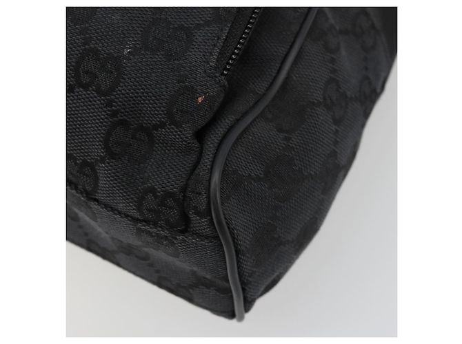 GUCCI GG Canvas Backpack Black Silver 019 0352 - vista 12