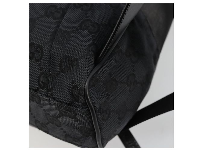 GUCCI GG Canvas Backpack Black Silver 019 0352 - vista 14