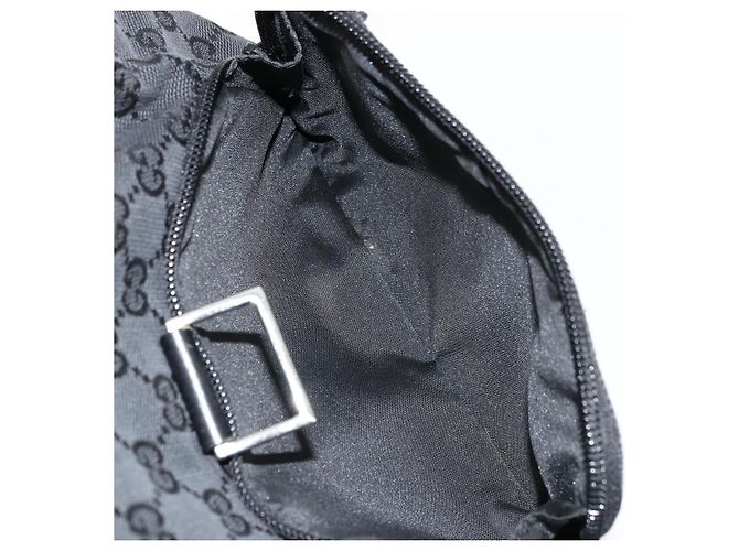 GUCCI GG Canvas Backpack Black Silver 019 0352 - vista 26