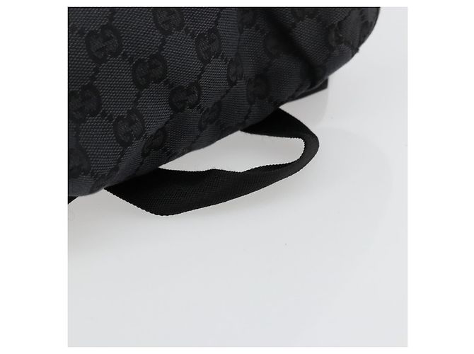GUCCI GG Canvas Backpack Black Silver 019 0352 - vista 7