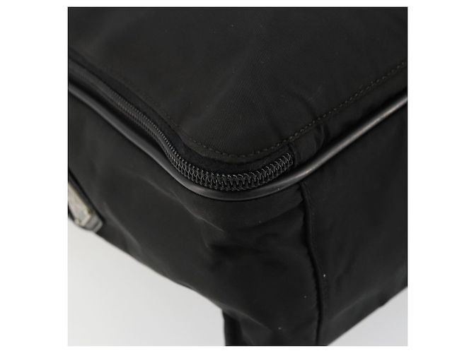 PRADA Sac à main Nylon 2way Noir Argent - vue 13