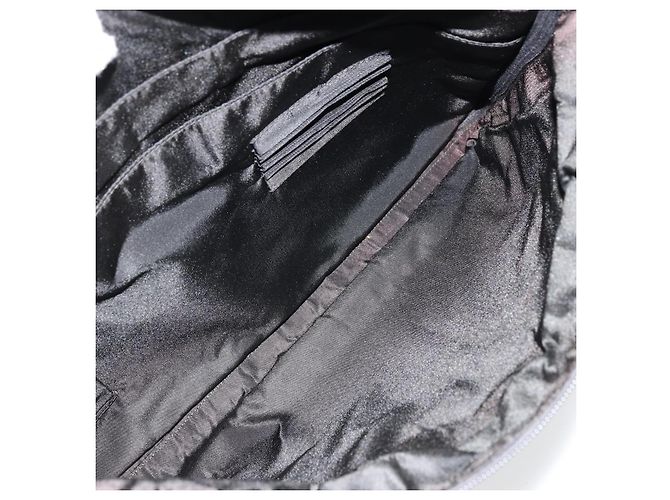 PRADA Sac à main Nylon 2way Noir Argent - vue 26
