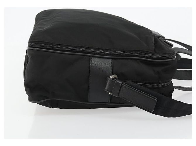 PRADA Sac à main Nylon 2way Noir Argent - vue 4