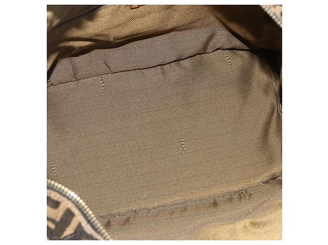 FENDI Zucca Canvas Hand Bag Black Brown - vista 11