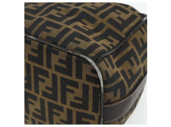 FENDI Zucca Canvas Hand Bag Black Brown - vista 15