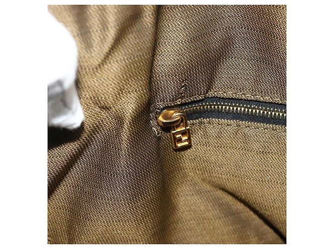 FENDI Zucca Canvas Hand Bag Black Brown - vista 21