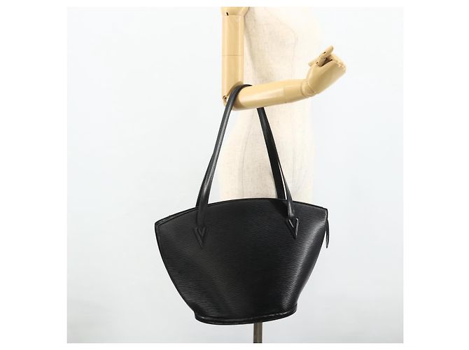 LOUIS VUITTON Epi Saint Jacques Shopping Shoulder Bag Black M52272 - vista 23