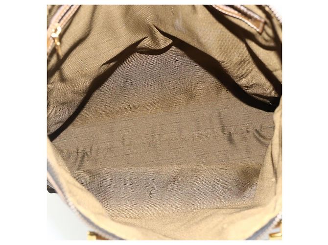 FENDI Zucca Canvas Hand Bag Black Brown - vista 10