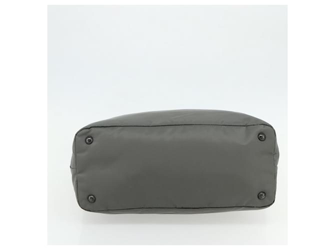 PRADA Hand Bag Nylon Leather Gray black - vista 5