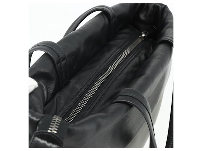 PRADA Hand Bag Nylon Leather Gray black - vista 6