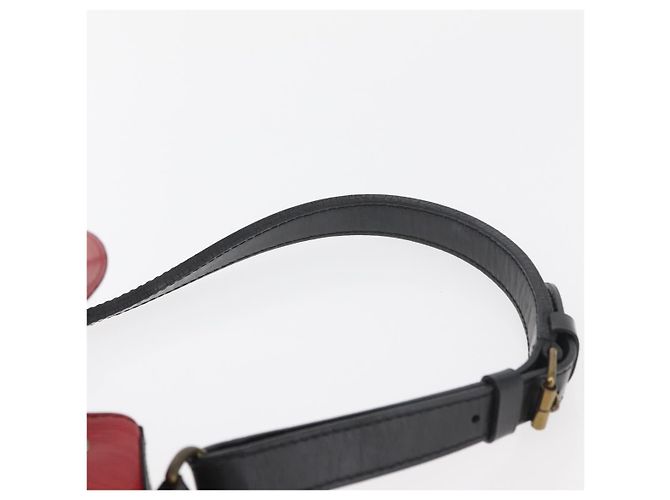 LOUIS VUITTON Epi Petit Noe Shoulder Bag Bicolor Black Red M44172 - vista 8