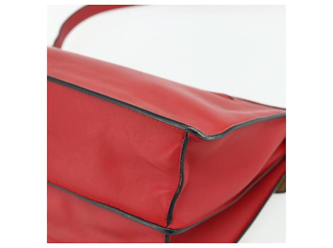Céline CELINE Shoulder Bag Leather Red Silver - vista 15