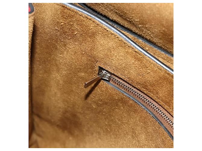 Céline CELINE Shoulder Bag Leather Red Silver - vista 19