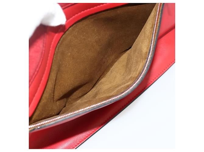 Céline CELINE Shoulder Bag Leather Red Silver - vista 22