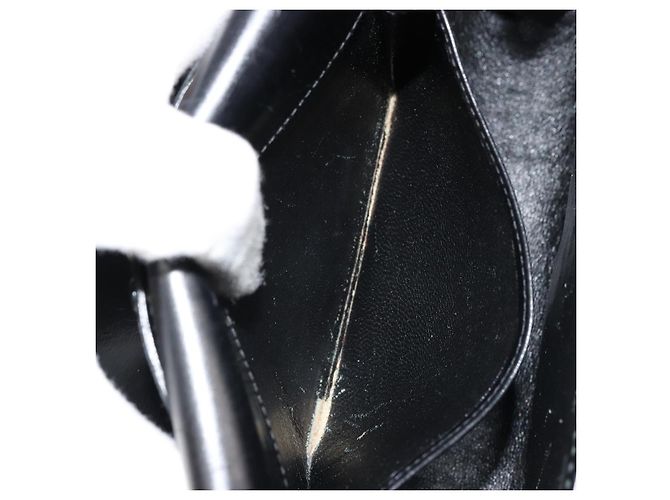 GUCCI Shoulder Bag Leather Black Gold - vista 12