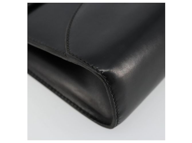 GUCCI Shoulder Bag Leather Black Gold - vista 14