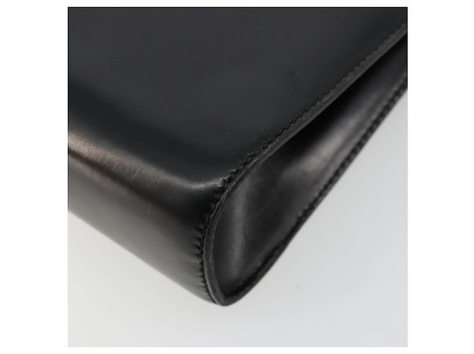 GUCCI Shoulder Bag Leather Black Gold - vista 15
