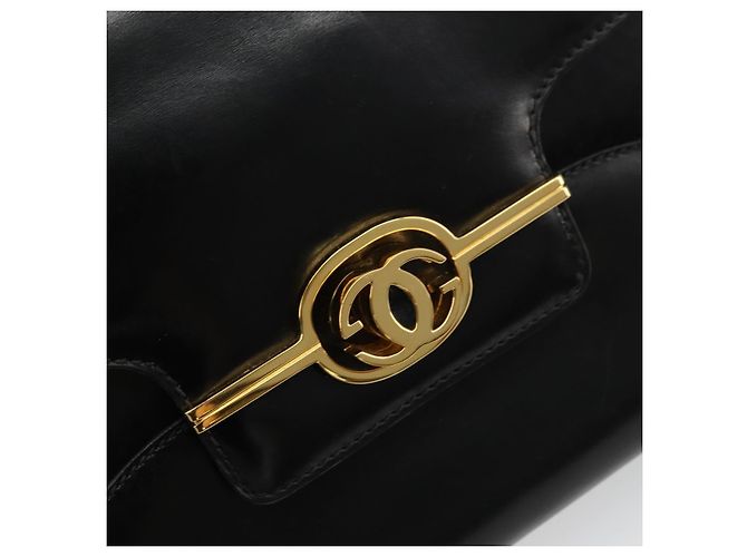 GUCCI Shoulder Bag Leather Black Gold - vista 17