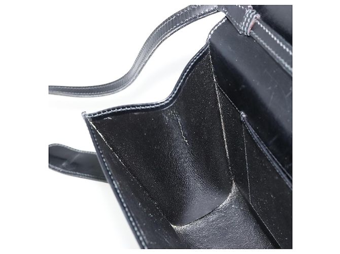 GUCCI Shoulder Bag Leather Black Gold - vista 20