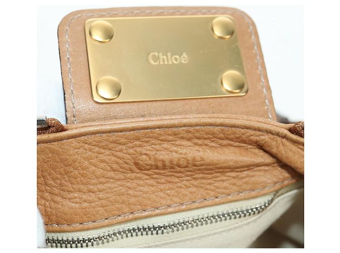 Chloé Chloe Paddington Hand Bag Leather Brown Silver gold - vista 21