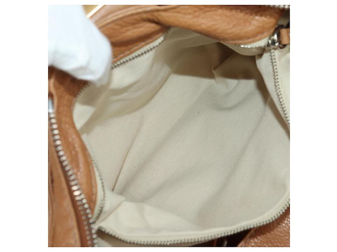 Chloé Chloe Paddington Hand Bag Leather Brown Silver gold - vista 25