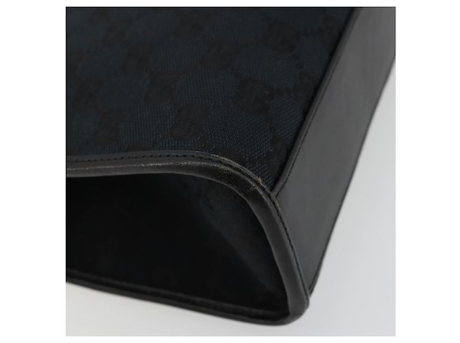 GUCCI GG Canvas Jackie Hand Bag Black Silver 002 1065 - vista 16