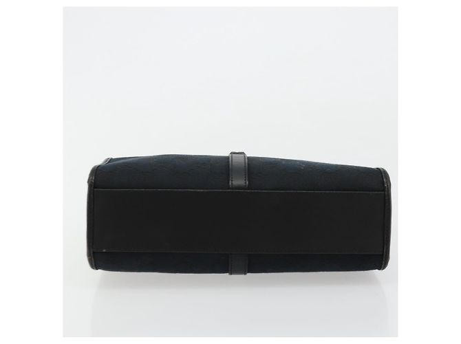 GUCCI GG Canvas Jackie Hand Bag Black Silver 002 1065 - vista 5