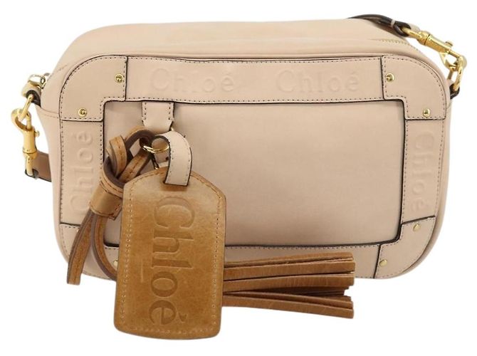 Chloé Chloe Shoulder Bag Leather Pink Gold - vista 13