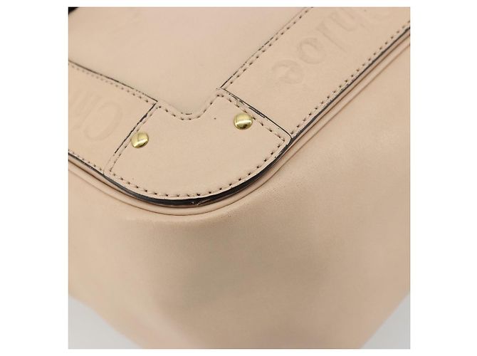 Chloé Chloe Shoulder Bag Leather Pink Gold - vista 16