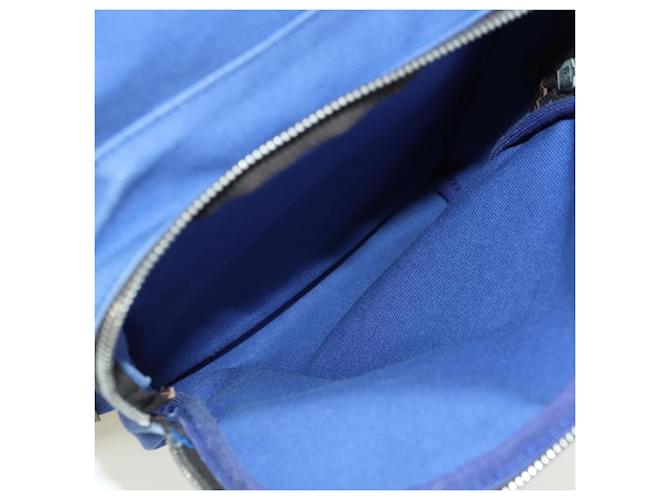 PRADA Backpack Canvas Blue Silver - vista 20