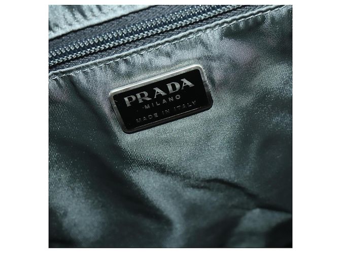 PRADA Sports Boston Bag Nylon Bordeaux Silver - vista 23