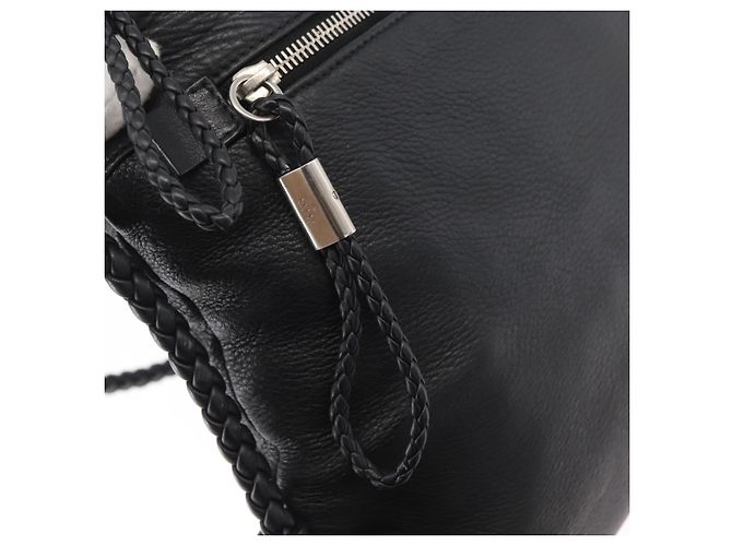 GUCCI Shoulder Bag Leather Black Silver 268244 - vista 18