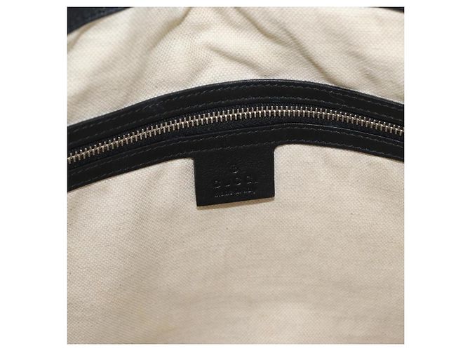 GUCCI Shoulder Bag Leather Black Silver 268244 - vista 19